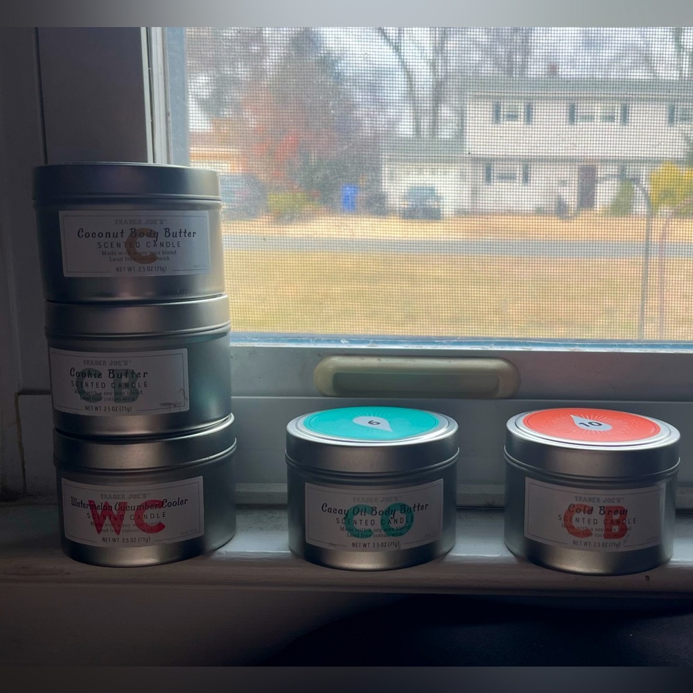 Trader Joe’s Candle Set (Unused)